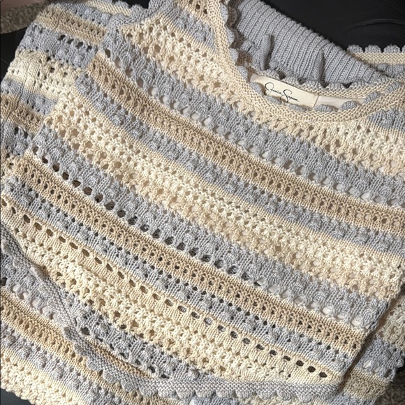 Striped Crochet Two-Piece Set - Picture 3 of 3